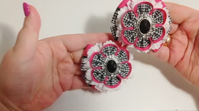 МК бантиков из ролика 10💗💗💗 Мастер класс бантиков