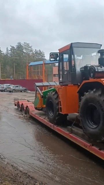 Поехали✌Отгрузка машин для фрезерования почвы с мульчерами Serrat #tractor #mulcher #расчистка