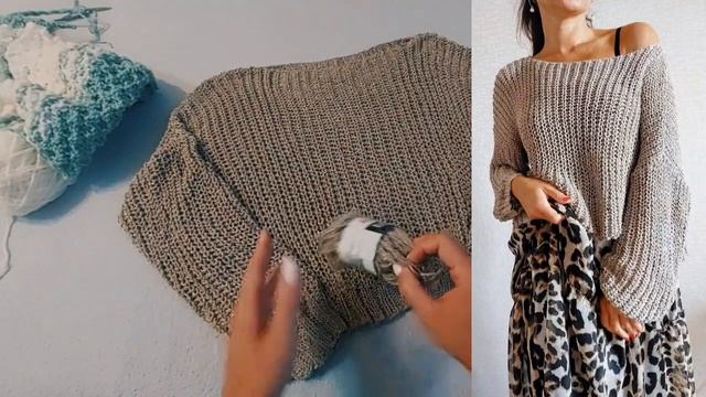 БЕСПЛАТНЫЕ МК В Telegram/ ДЖЕМПЕР ИЗ YARNART ELEGANCE смотреть онлайн