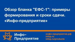 Обзор бланка "ЕФС-1": примеры формирования и сроки сдачи
