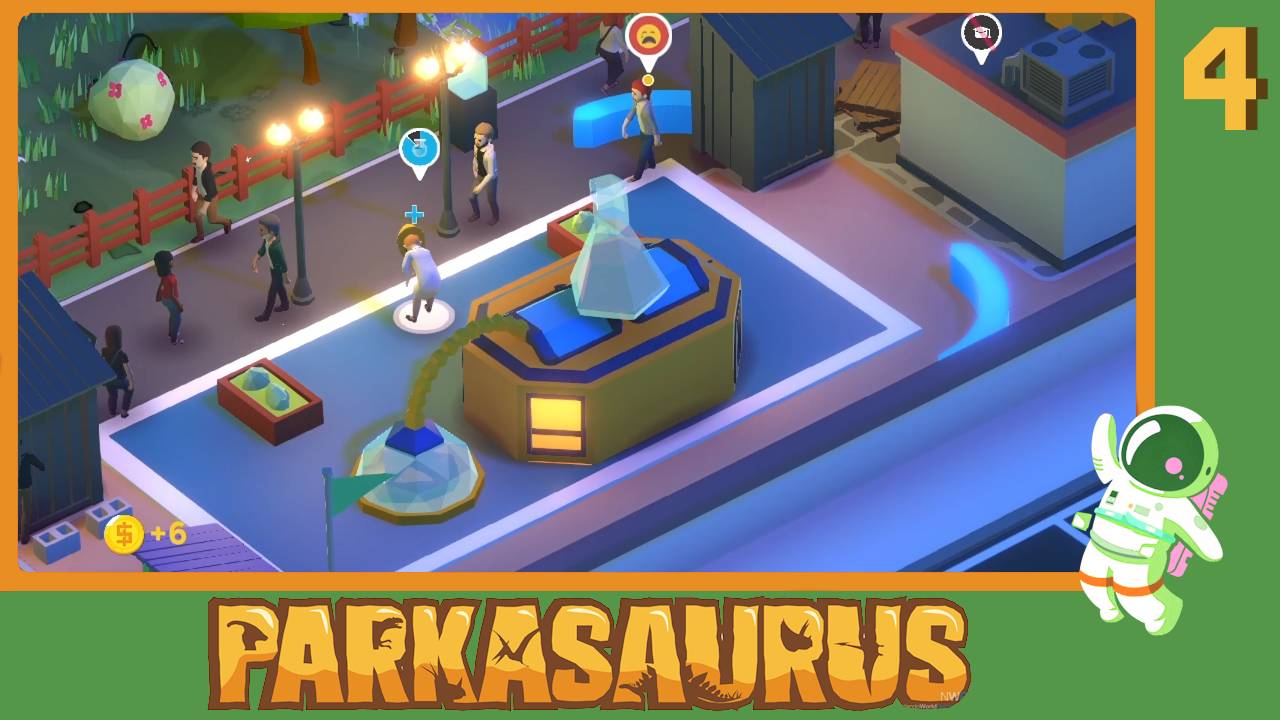 Раскопки, размножение и много посетителей / Развиваем парк / Parkasaurus