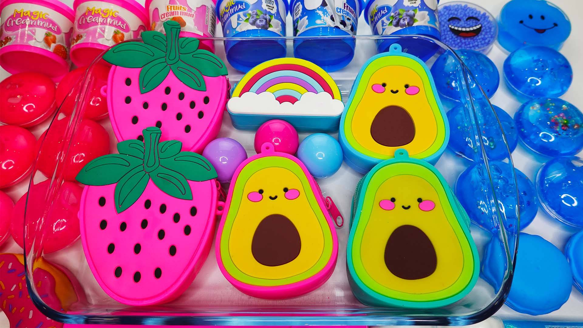 💙 Голубой против 💖 Розового — БИТВА СЛАЙМОВ! Кто победит? 😱✨