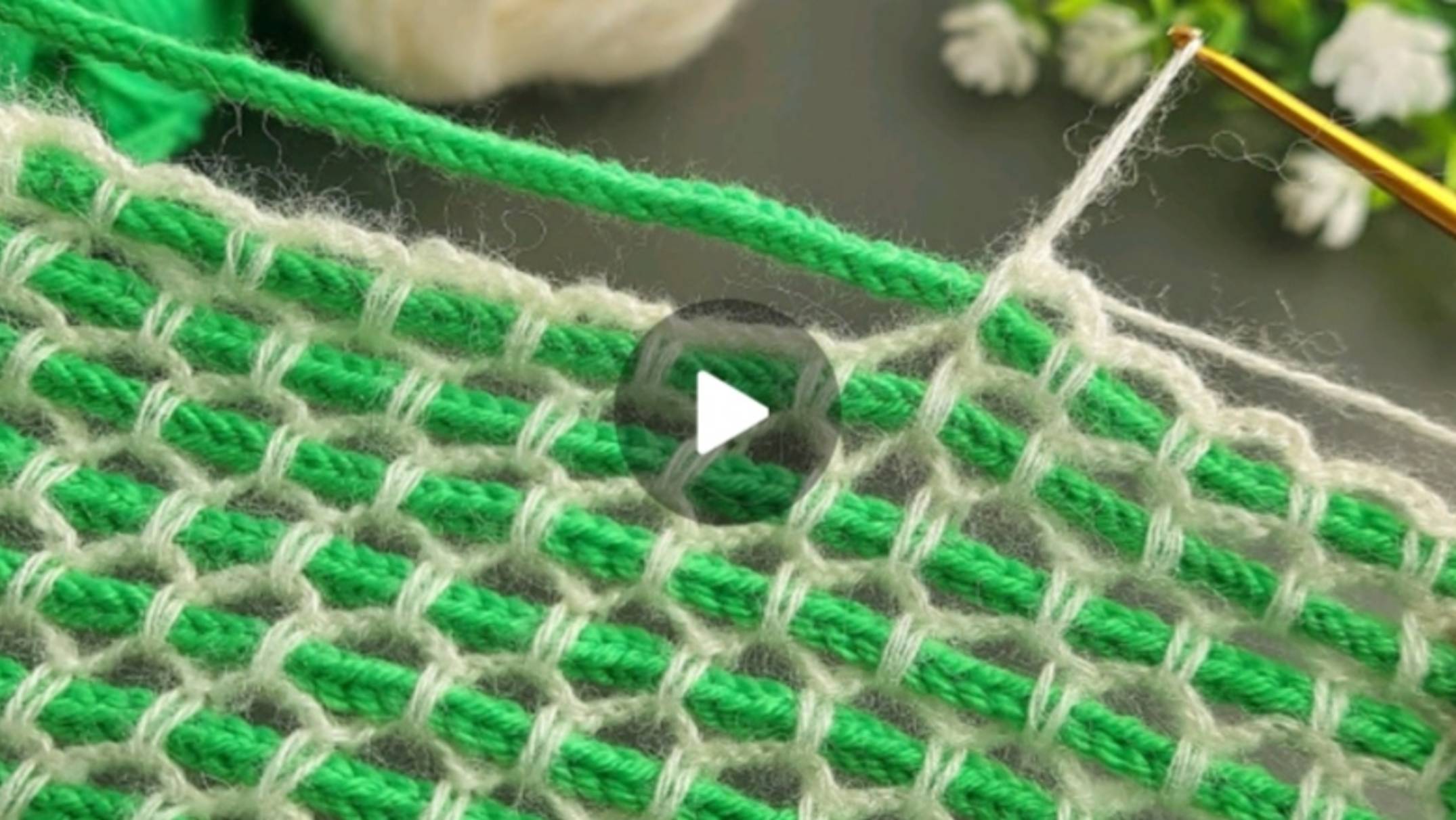 Узор крючком #всевжизнисвязано #вязаниекрючком #все_в_жизни_связано смотреть онлайн