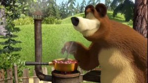 Активный мишка. Маша и медведь. Анимация