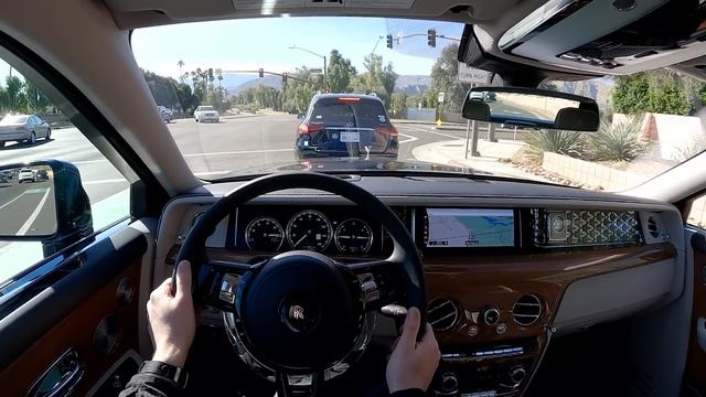 Rolls-Royce Phantom 2023 [6.75 л. V12 653 л.с.] POV TEST DRIVE смотреть онлайн