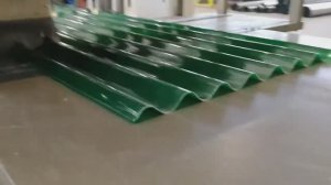 Производство стеклопластикового профилированного шифера ERSTE 40/150