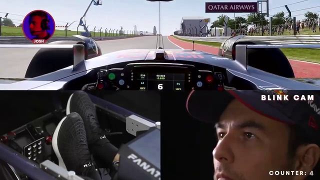 Круг по трассе Circuit of The Americas в Остине на симуляторе глазами Серхио Переса