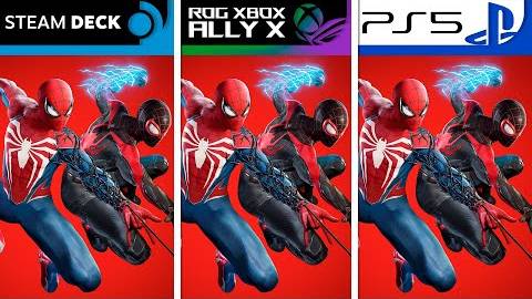 Marvel's Spider-Man 2 - Сравнение графики на ROG Xbox Ally X, Steam Deck и PS5 (ElAnalistaDeBits) смотреть онлайн