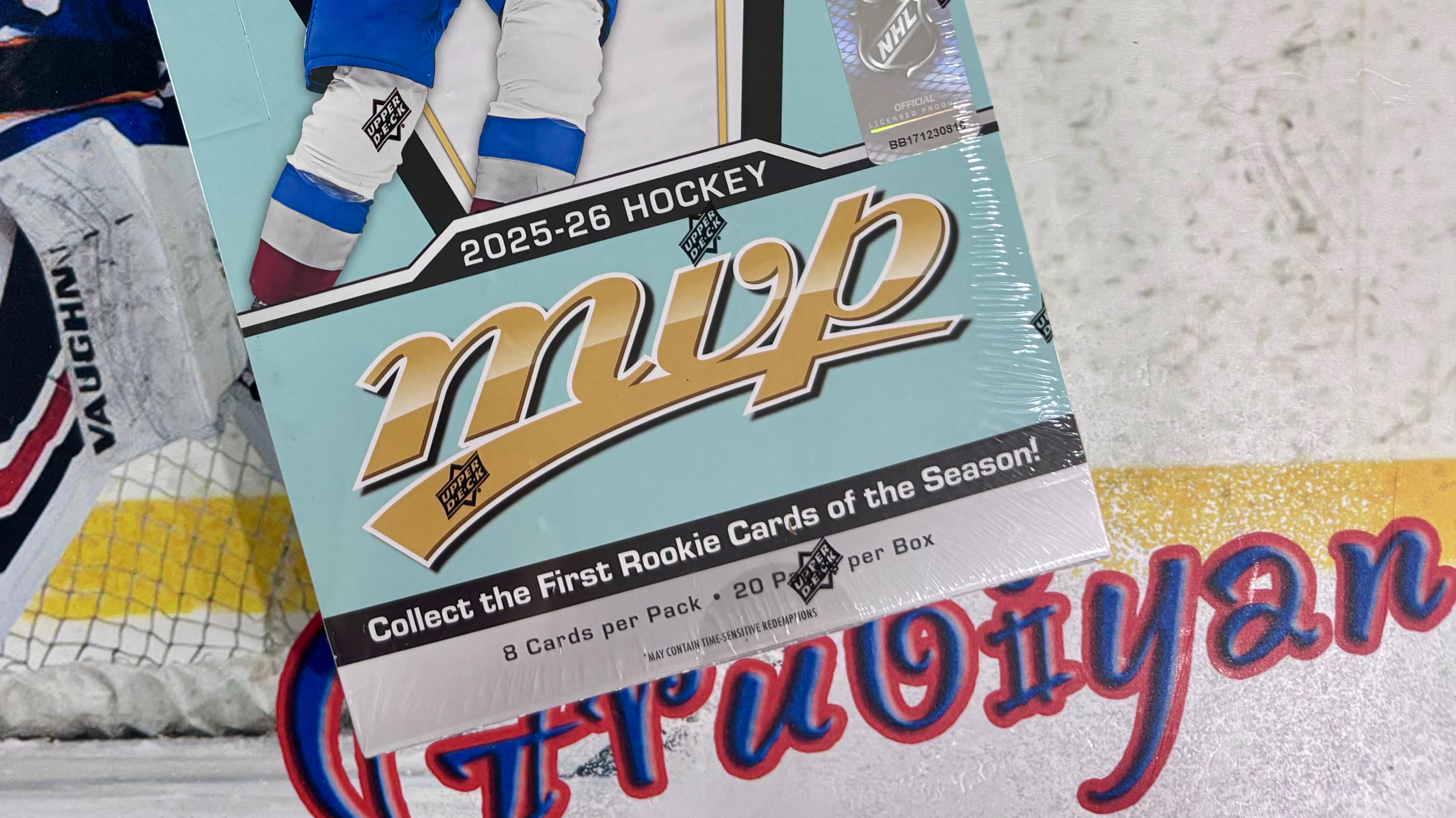 Бокс-Брейк 2025:26 UD Hockey MVP Hobby Box. Аукцион №3 смотреть онлайн
