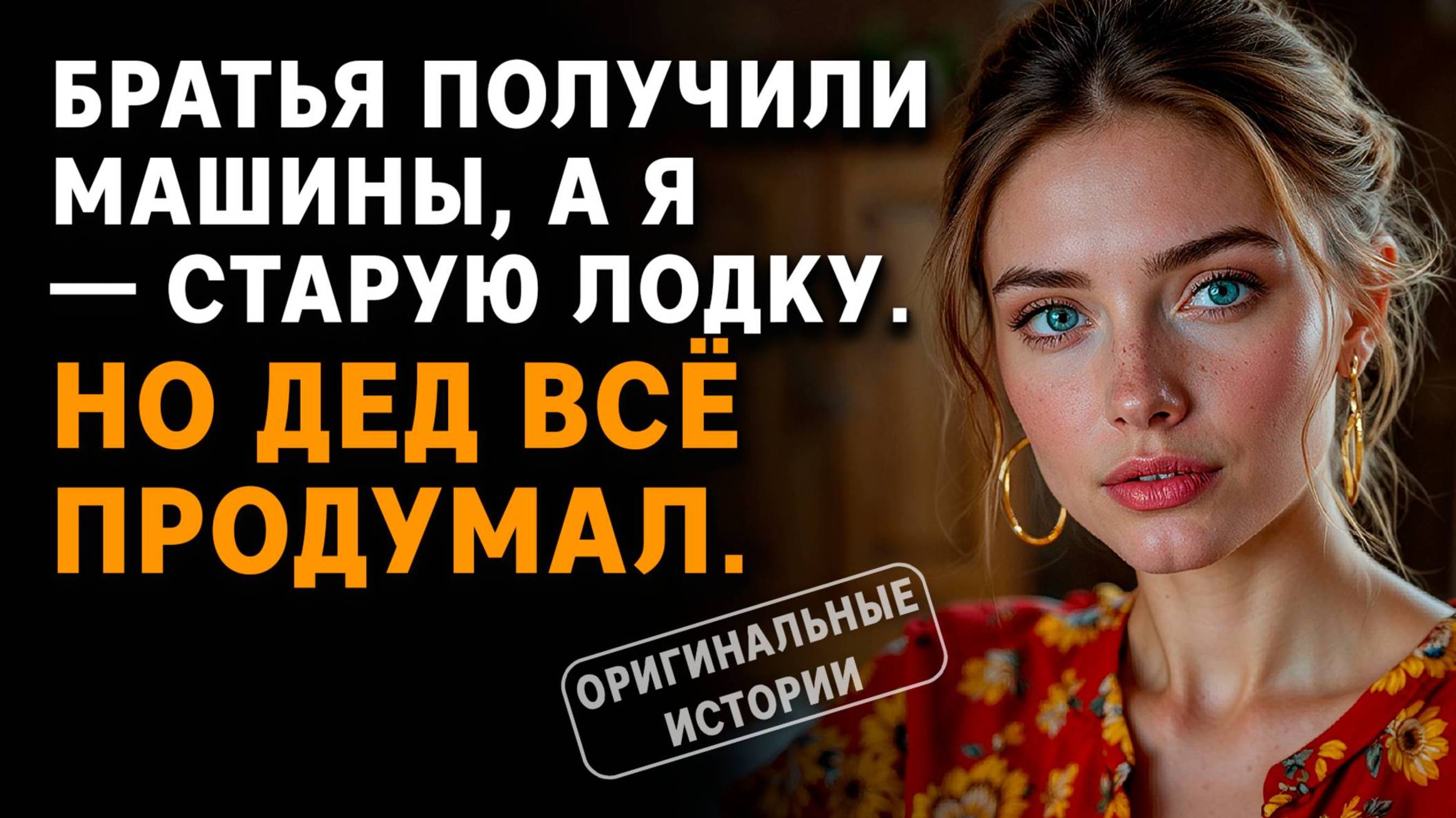 Истории из жизни | Братья получили машины, а я — старую лодку. Но дед всё продумал. аудиорассказы смотреть онлайн