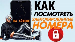 Как на айфоне посмотреть заблокированные номера? Как посмотреть черный список на айфоне?