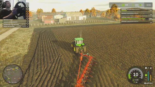 Farming Simulator 25 - Включение обратной связи на всех рулях - 004 часть - турист. смотреть онлайн