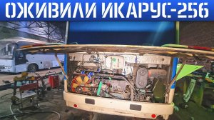 IKARUS-256 НАКОНЕЦ-ТО ПОЕХАЛ! РЕМОНТ ДВИГАТЕЛЯ RABA-MAN D10