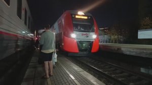 Станция Владимир. Проход нижегородской "Ласточки"