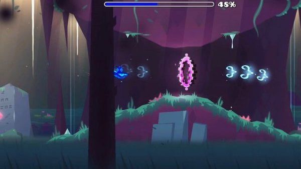 расслабляющий уровень в  Geometry Dash