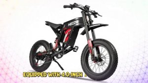 HEZZO D5 Pro Electric Bike 3000W Motor 60V 35Ah LG Lithium Battery Moped Fat Electric Dirt Bike