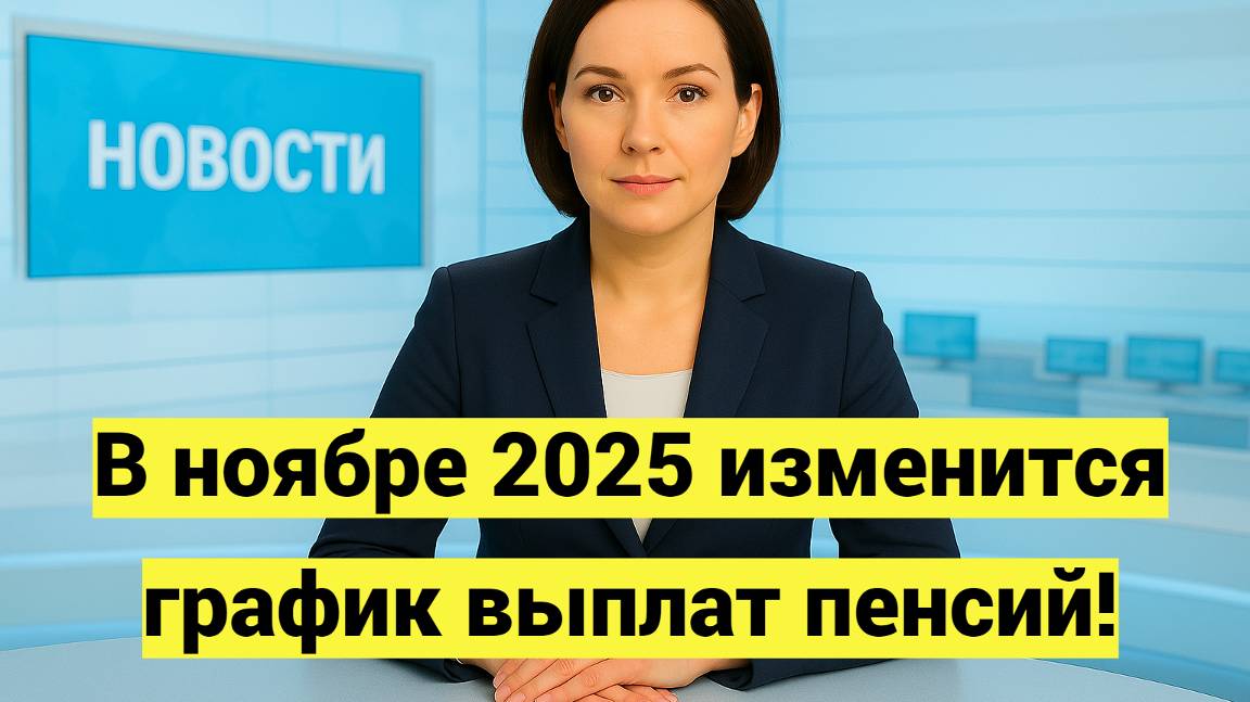 В ноябре 2025 поменяется график выплат пенсий смотреть онлайн