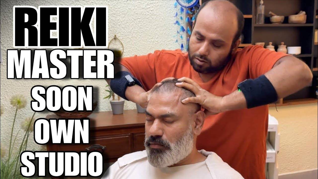 Asmr Hair n head massage by Reiki Master ! Daily dose for stress Relief and for Deep sleep😴 💤 смотреть онлайн