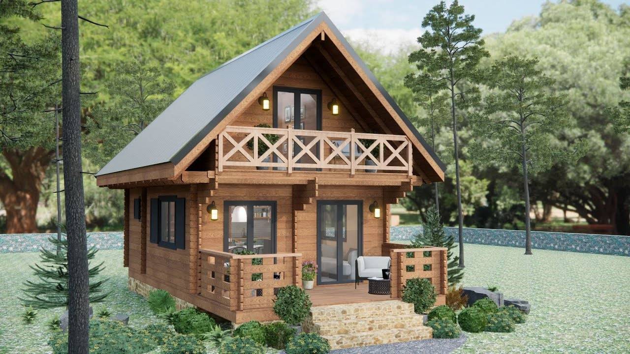 Этот дом украл мое сердце! 💖 Уютный особняк 5x7 м с 2 спальнями и балконом смотреть онлайн