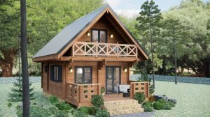 Этот дом украл мое сердце! 💖 Уютный особняк 5x7 м с 2 спальнями и балконом