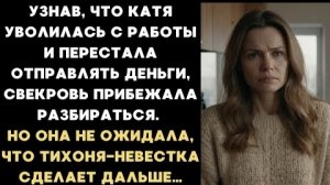 ИСТОРИЯ ИЗ ЖИЗНИ/Свекровь прибежала ко мне разбираться, когда узнала, что я уволилась с работы