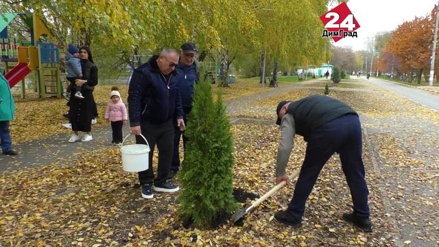На аллее Дружбы народов появилось 26-е дерево смотреть онлайн