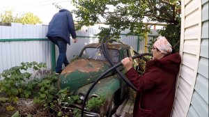 МОЖЕТ ОЖИВИМ？ ГАЗ М-20 Победа. ЗАБЫТАЯ ЛЕГЕНДА В ОГОРОДЕ!!!!