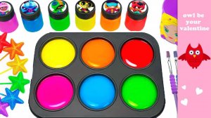 Мультики для Детей. Как сделать ярких цветных Лепешки. Успакаивающие Мультики залипалки для малышам