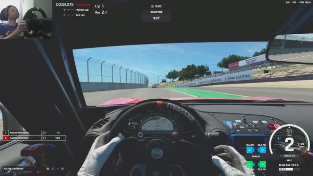 Обновление Assetto Corsa EVO - 0.3 - на руле MOZA R5 смотреть онлайн