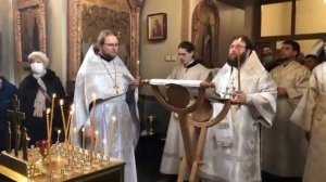 Вселенская родительская (мясопустная) суббота. Панихида.