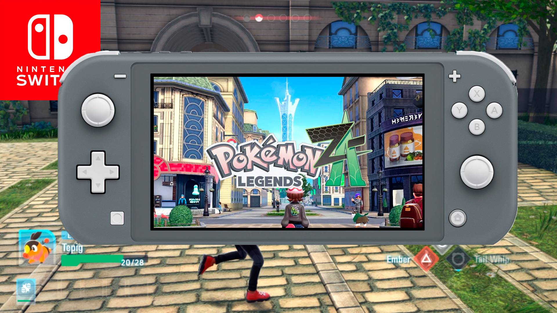 Pokemon Legends Z-A Nintendo Switch Lite Gameplay смотреть онлайн