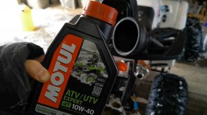 Замена масла на квадроцикле Квадроцикл ATV Аналог Ямахи Гризли 125сс NEW 8