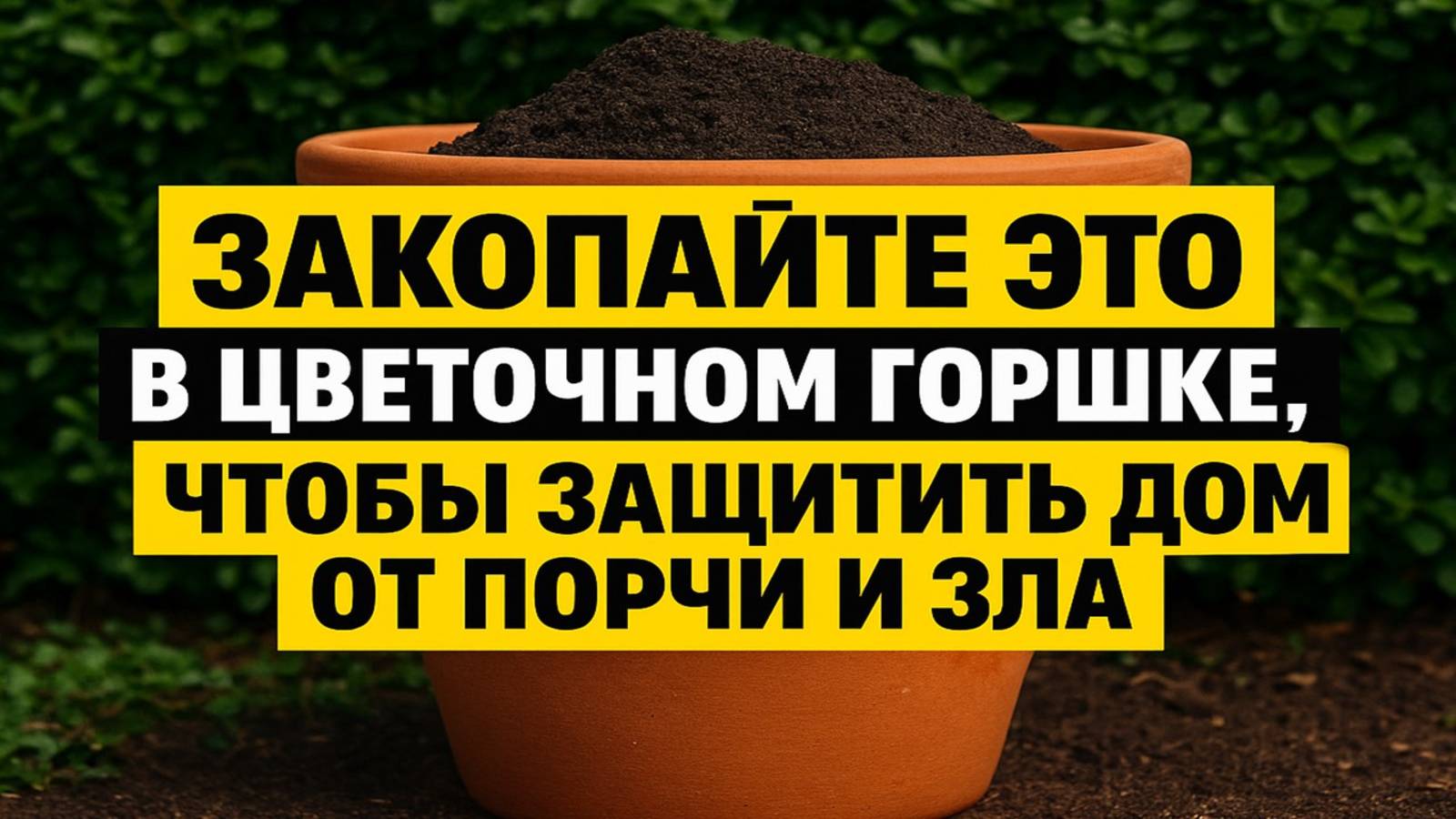 Закопайте это в цветочный горшок - и враг никогда больше не переступит ваш порог смотреть онлайн