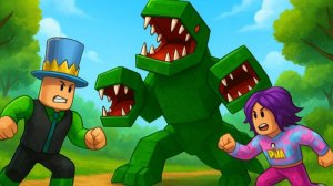 РАСТЕНИЯ против НАСЕКОМЫХ ЗОМБИ в РОБЛОКС! Но папа и ДОЧКА РИТА строят мощную защиту!