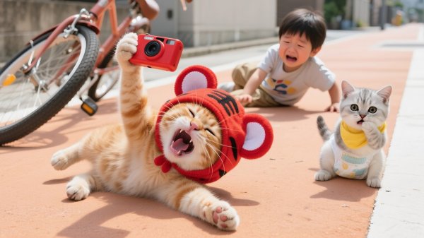 Мультики для детей. Котик фотограф, приключения котика, мультфильм детям