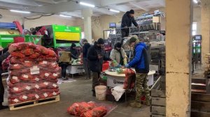 Фасовка мытой моркови 1кг.