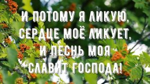 Господь моя сила и щит - минус мой 4