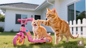 Как котику самокат купили