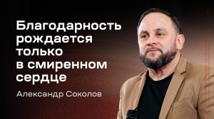 Александр Соколов: Благодарность рождается только в смиренном сердце (16 октября 2025)