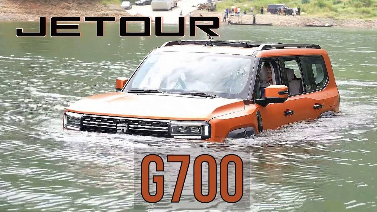 Главная интрига Jetour G700 раскрыта! Как он может плавать по воде? смотреть онлайн