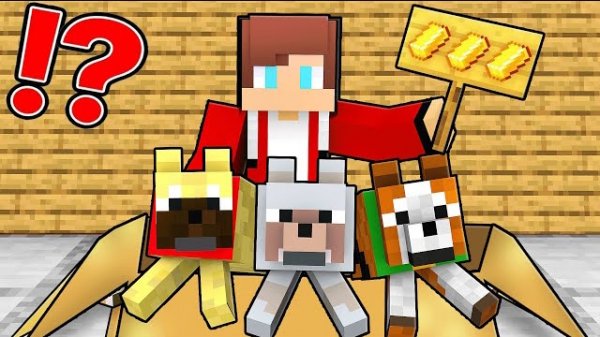 Я стал хозяином собаки в Майнкрафте, мультфильм