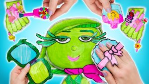 Крутая распаковка! Гигантский blind bag по мотивам «Головоломки-2» 💚 Преображаем БРЕЗГЛИВОСТЬ!👁