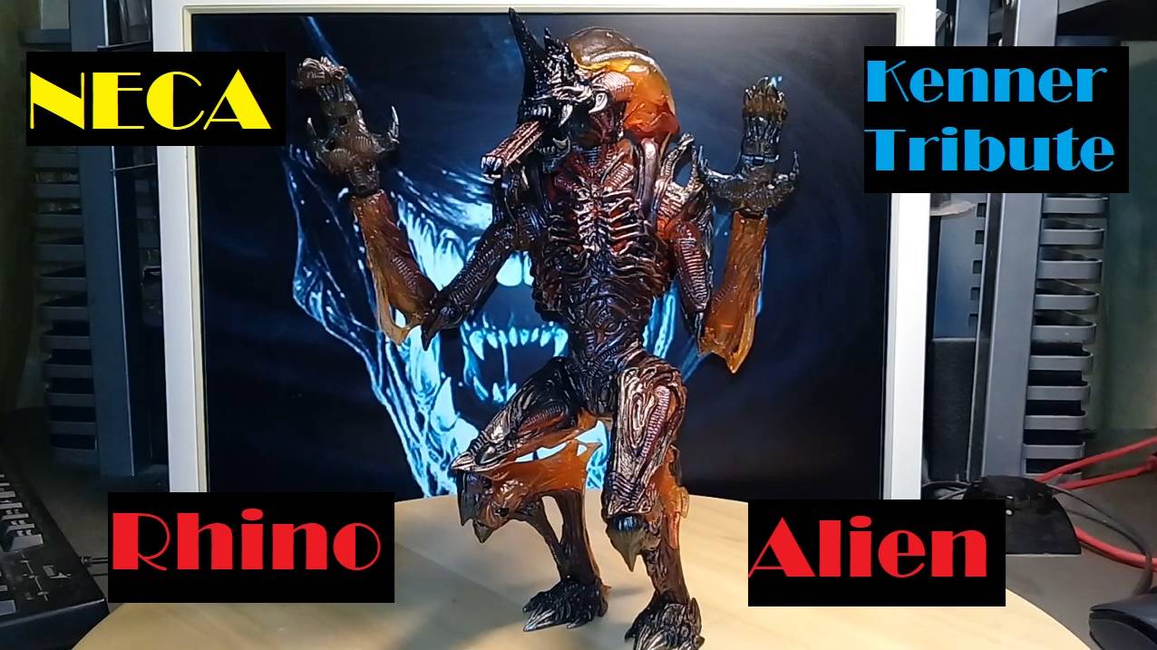 Review! 2020 Neca Rhino Alien Ver.1 As Kenner Tribute!