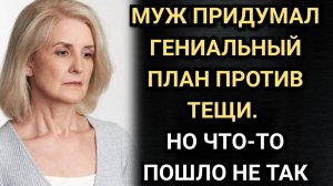 Муж придумал гениальный план против тещи. Но что-то пошло не так. Аудио рассказы