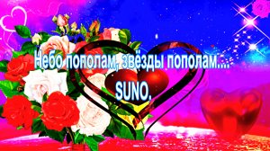 SUNO - Небо пополам, звёзды пополам....  ЕВГЕНИЙ МУРАВЬЁВ.