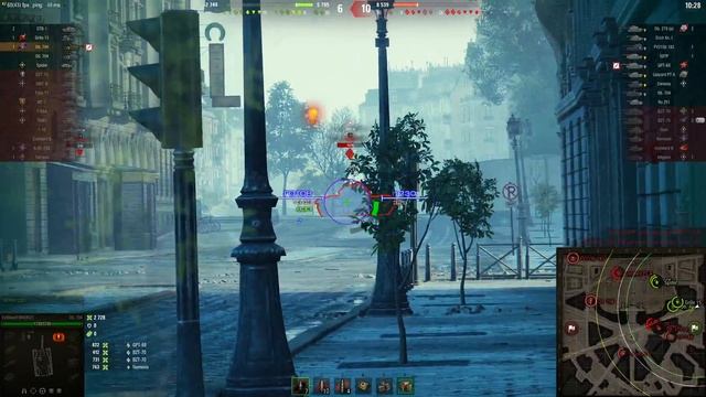 МИР ТАНК ОВ ОБ-704  ПАРИЖ  (REPLAYS)