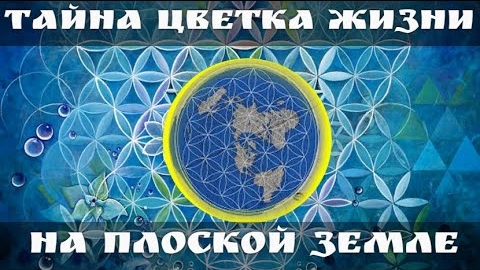 ТАЙНА ЦВЕТКА ЖИЗНИ НА ПЛОСКОЙ ЗЕМЛЕ! 👆🤫🧐🤓