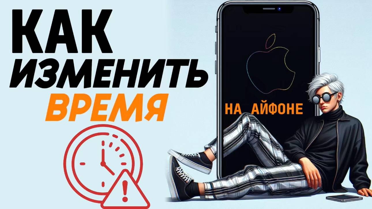 Как изменить время на айфоне? смотреть онлайн