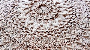 15. Вязание крючком. 59-60 ряды. Салфетка Arcanowave. Мастер-класс по вязанию.mp4