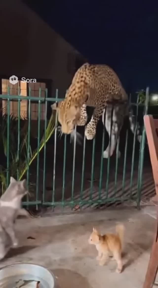 Кошка спасла своего котёнка👍👍💪💪 смотреть онлайн